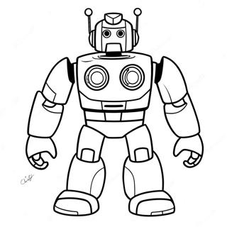 Tobot Action Figure Coloring Page 25674-20764