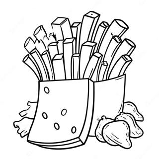 Fries Coloring Page 25703-20788