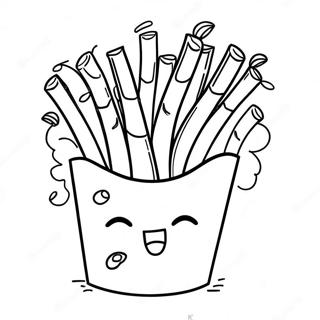 Cheesy Fries Coloring Page 25704-20783