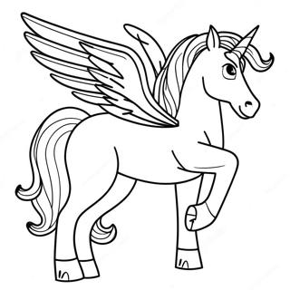 Pegasus Coloring Page 2571-2168