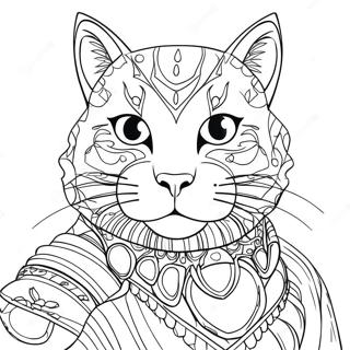 Meowscles Coloring Page 25723-20798