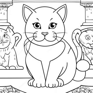 Meowscles Coloring Page 25723-20799