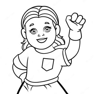 Ceedee Lamb Action Pose Coloring Page 25743-20815