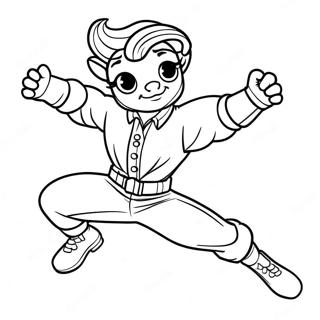 Ceedee Lamb Action Pose Coloring Page 25743-20816