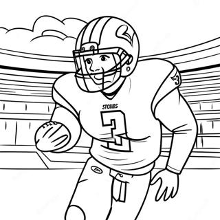 Ceedee Lamb Catching A Football Coloring Page 25744-20822