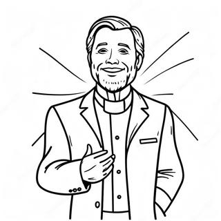 Thank You Pastor Coloring Pages