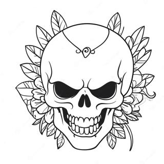 Punk Goth Coloring Pages