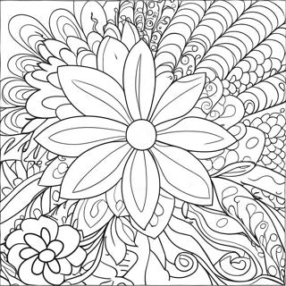 Flower Power Coloring Page 25793-20854