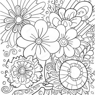 Flower Power Coloring Page 25793-20856