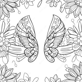 Wings Coloring Pages