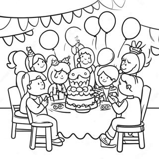 Celebration Coloring Pages