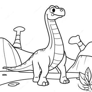 Brachiosaurus Coloring Page 25853-20902