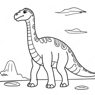 Brachiosaurus Coloring Page 25853-20903