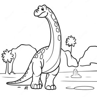 Brachiosaurus Coloring Page 25853-20904