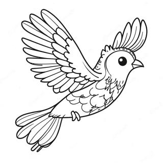 Flying Bird Coloring Page 25863-20910