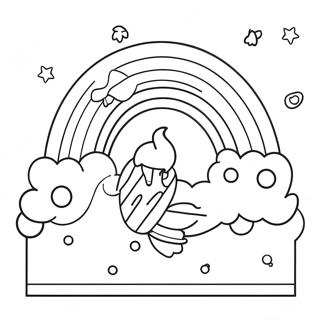 Rainbow Sprinkle Studio Coloring Pages