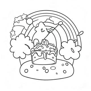 Rainbow Sprinkle Studio Coloring Page 25873-20918