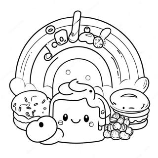 Rainbow Sprinkle Studio Coloring Page 25873-20919