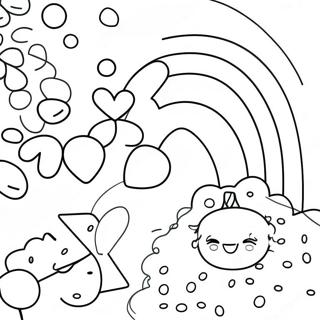 Colorful Rainbow Sprinkles Coloring Page 25874-20930