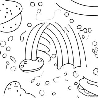 Colorful Rainbow Sprinkles Coloring Page 25874-20932