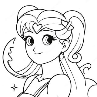 Princess Serenity Sailor Moon Coloring Pages