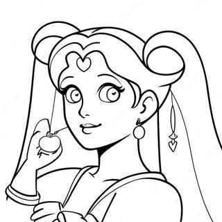 Princess Serenity Sailor Moon Coloring Page 25883-20923