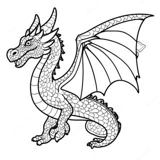 Fourth Wing Dragon Coloring Page 25903-20939