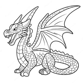 Fourth Wing Dragon Coloring Page 25903-20940