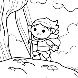 Brave Joshua Adventuring Coloring Page 25934-20972