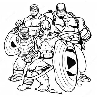 Marvel Coloring Pages