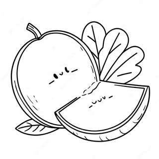 Sunny And Melon Coloring Page 25993-21016