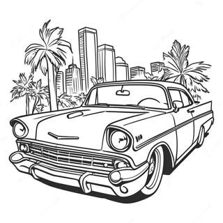 Chicano Lowrider Coloring Pages