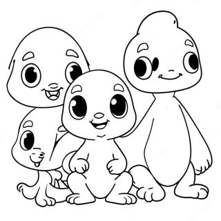 Casper And Friends Coloring Page 26014-21034