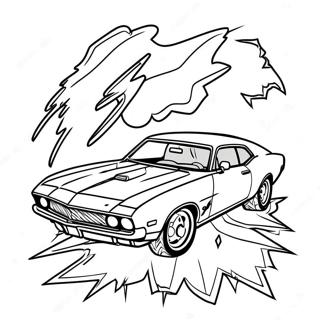 Jackson Storm With Lightning Bolts Coloring Page 26024-21043