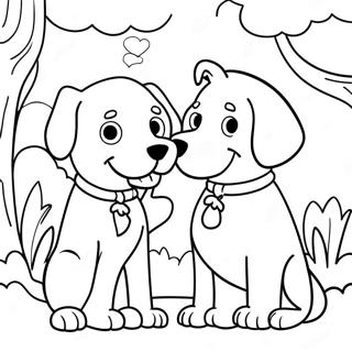 Clifford And Emily Elizabeth Coloring Page 2602-2195