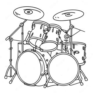 Drum Coloring Pages