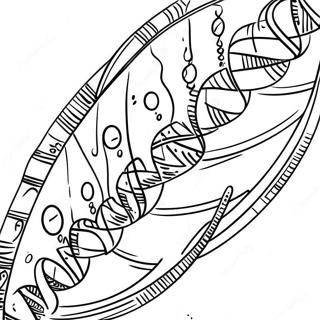 Colorful Dna Double Helix Coloring Page 26044-21060