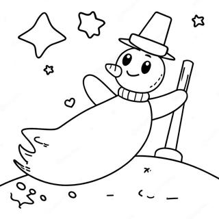 Dreamy Sandman With Stars Coloring Page 26054-21065