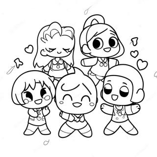 Gacha Club Coloring Pages