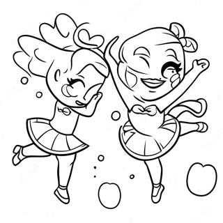 Cheerful Dance Moms Coloring Page 26104-21102