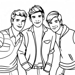 One Direction Coloring Page 26123-21116