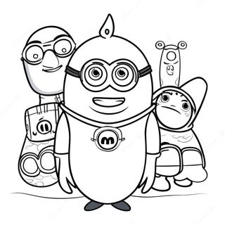 Despicable Me 3 Coloring Page 26133-21126