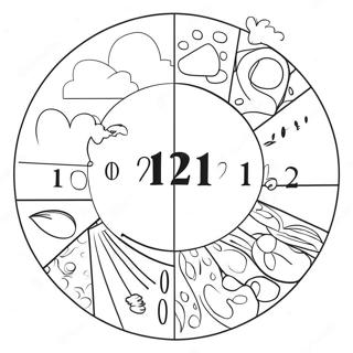 Months Of The Year Coloring Page 26143-21159