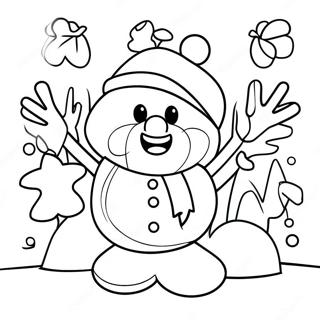 Joyful January Coloring Page 26144-21134