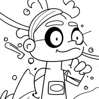 Johnny Test Coloring Pages