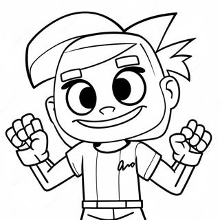 Johnny Test Coloring Page 26163-21139