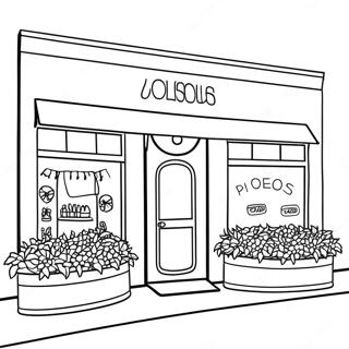 Shops Coloring Page 26173-21147