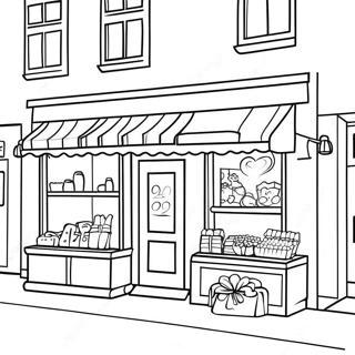 Shops Coloring Page 26173-21148