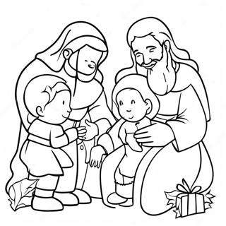 Christmas Bible Story Coloring Page 26183-21155