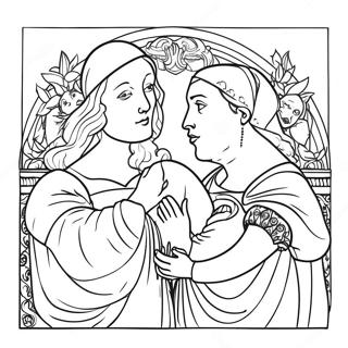 Renaissance Coloring Pages